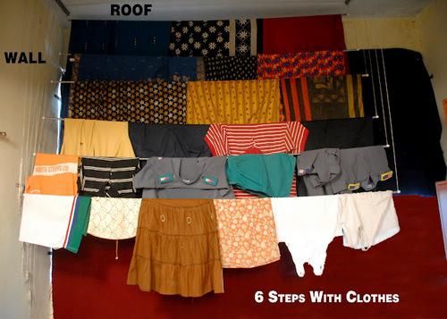 Cloth hangers for balcony